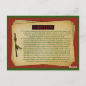 Postale CARTE DE RECETTE DE LA Divinité Fudge de grand-mèr (Dos)