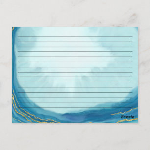 Postale Carte de recette de la famille de Fêtes des mariée