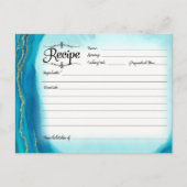 Postale Carte de recette de la famille de Fêtes des mariée (Devant)