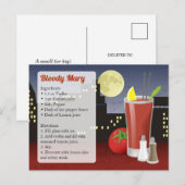 Postale Carte de recette de Mary sanglante (Devant / Derrière)