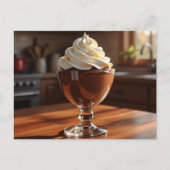 Postale Carte de recette de mousse au chocolat (Devant)