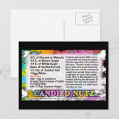 Postale Carte de recette de nuits en conserve (Devant / Derrière)