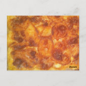 Postale Carte de recette de pommes de terre à saint-jacque (Dos)