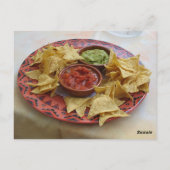 Postale Carte de recette de salsa maison (Dos)