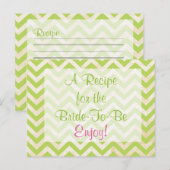 Postale Carte de recette Fête des mariées (Devant / Derrière)