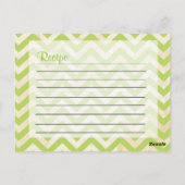 Postale Carte de recette Fête des mariées (Dos)