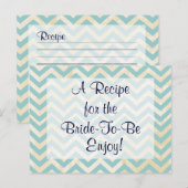 Postale Carte de recette Fête des mariées (Devant / Derrière)