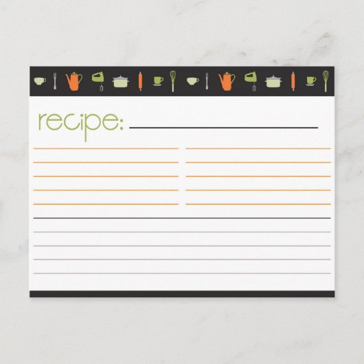 Postale Carte de recette Fête des mariées (Devant)
