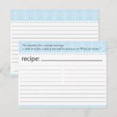 Postale Carte de recette Fête des mariées (Devant / Derrière)