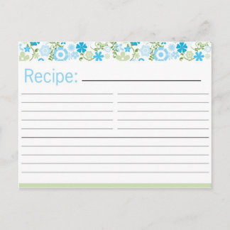 Postale Carte de recette Fête des mariées