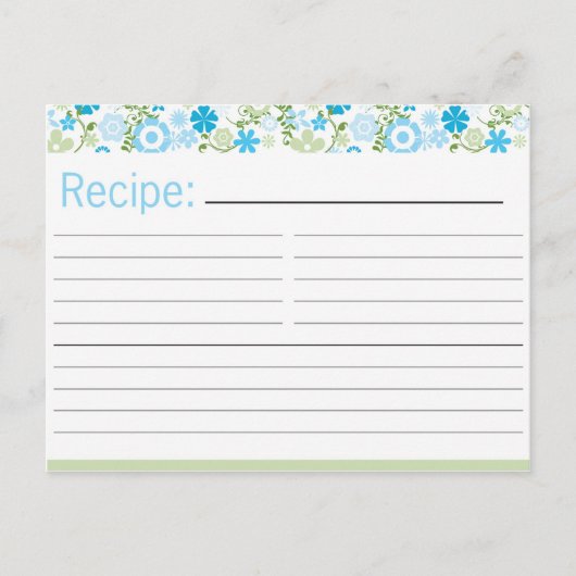 Postale Carte de recette Fête des mariées (Devant)