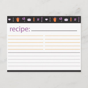 Postale Carte de recette Fête des mariées