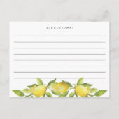 Postale Carte de recette Fête des mariées de fleurs de cit (Dos)