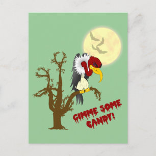 Postale Carte de recette Halloween Buzzard