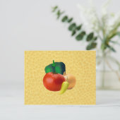 Postale Carte de recette légume (Debout devant)