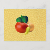 Postale Carte de recette légume (Devant)