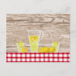 Postale Carte de recette Lemonade