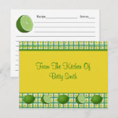 Postale Carte de recette Limes (Devant / Derrière)