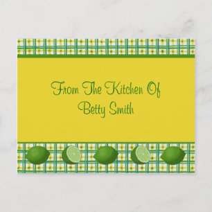 Postale Carte de recette Limes