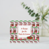 Postale Carte de recette mariage (Debout devant)