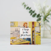 Postale Carte de recette Mariage rétroactive (Debout devant)