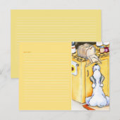 Postale Carte de recette Pain du Ciel Jaune (Devant / Derrière)