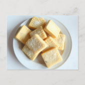 Postale Carte de recette pour biscuits sablés (Devant)