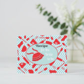 Postale Carte de recette pour la mariée à être (Debout devant)