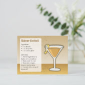Postale Carte de recette Sidecar (Debout devant)