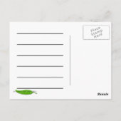 Postale Carte de recette Snowflake (Dos)