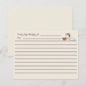 Postale Carte de recette Tan (Devant / Derrière)