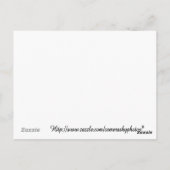 Postale carte de recettes de cookies à sucre (Dos)