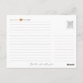 Postale Carte de recettes gaufres (Dos)