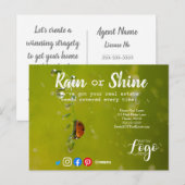 Postale Carte de recommandation de client pour l'agence im (Devant / Derrière)