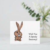 Postale Carte de récupération de lapin (Debout devant)