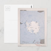 Postale Carte de Region antarctique (1982) (Devant / Derrière)