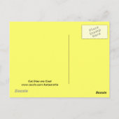 Postale Carte de règle pour hommes chats (Dos)