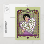 Postale Carte de remerciement (Devant / Derrière)