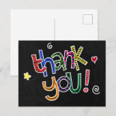 Postale Carte de remerciement (Devant / Derrière)
