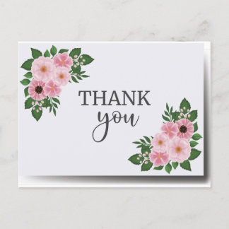 Postale Carte de remerciement