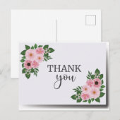 Postale Carte de remerciement (Devant / Derrière)