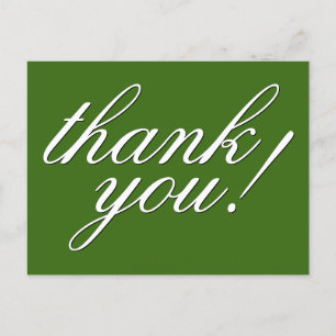 Postale Carte de remerciement chic et glamour