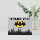 Postale Carte de remerciement d'anniversaire Batman Gotham (Debout devant)