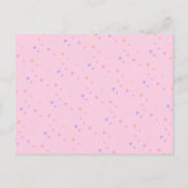 Postale Carte de remerciement d'anniversaire Fille Étoiles (Dos)