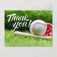 Carte de remerciement de baseball