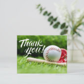 Postale Carte de remerciement de baseball (Debout devant)