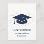 Postale Carte de remerciement de fin d'études (Devant)