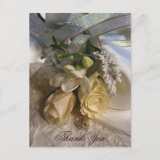 Postale Carte de remerciement de mariage