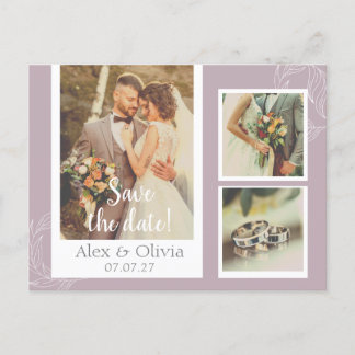 Postale Carte de remerciement de mariage