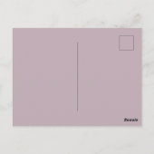 Postale Carte de remerciement de mariage (Dos)